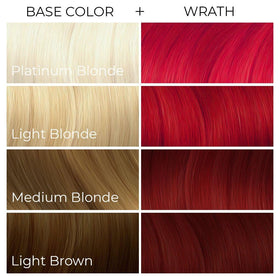 ARCTIC FOX Semi-Permanent Hair Dye Wrath mixing with other colours