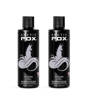 ARCTIC FOX Sterling Semi-Permanent Hair Dye 2x8 oz front view