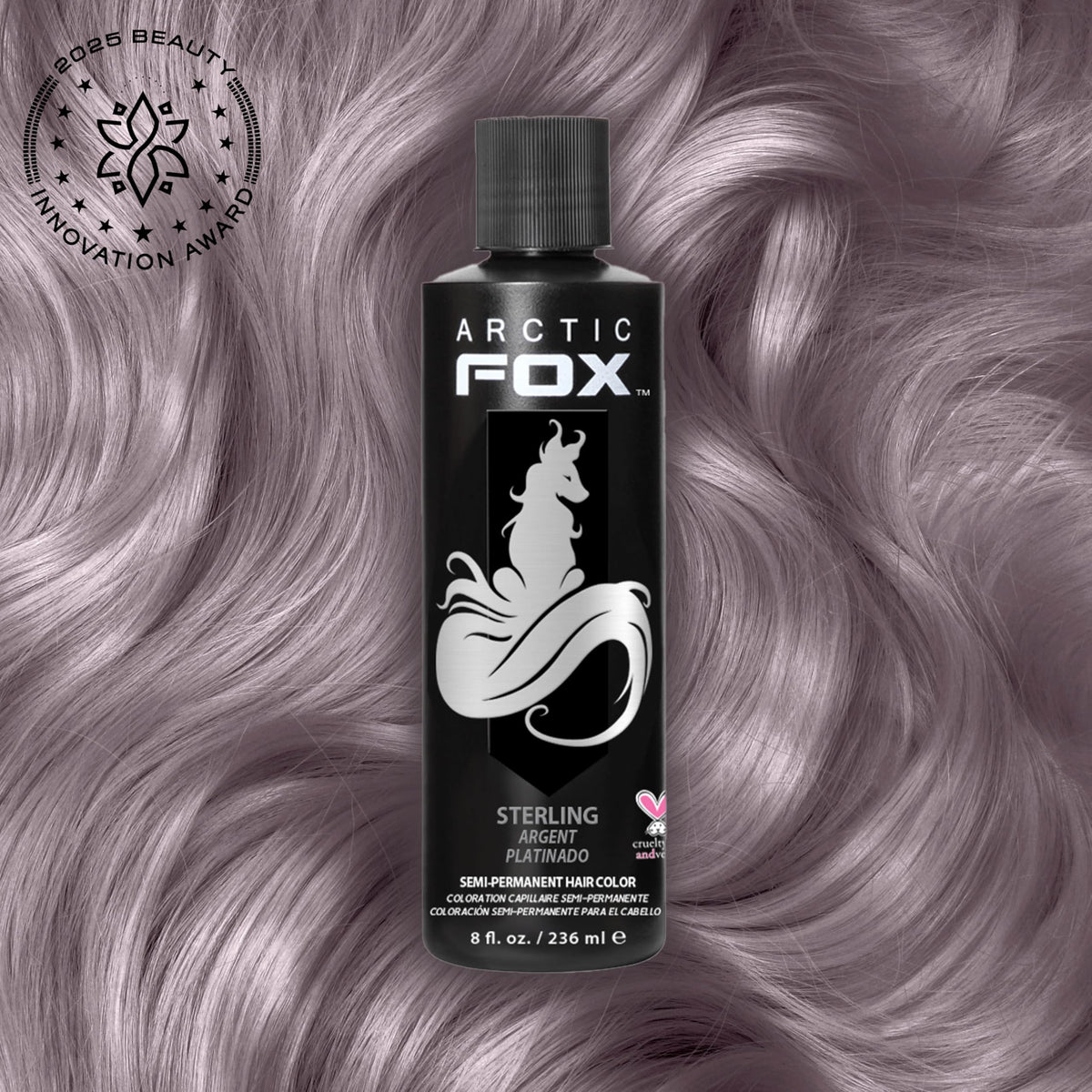 ARCTIC FOX Sterling Semi-Permanent Hair Dye packaging side view