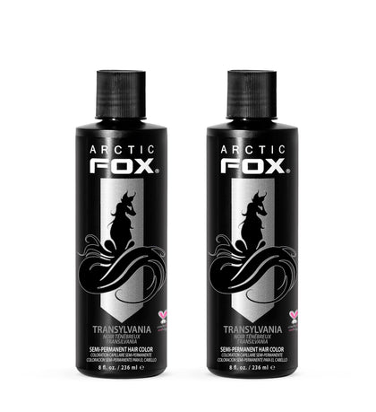 ARCTIC FOX Transylvania Black Semi-Permanent Hair Dye front view