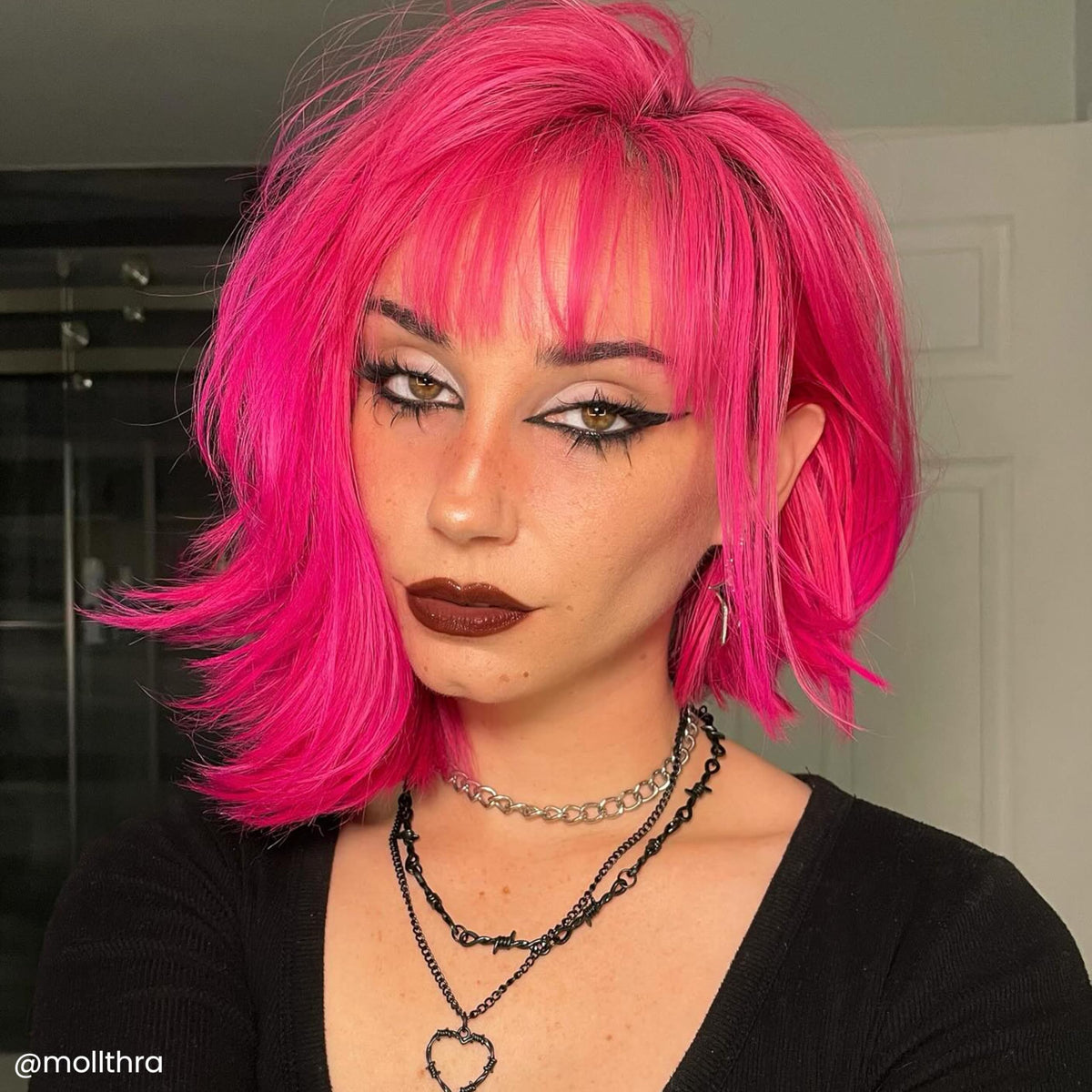 ARCTIC FOX Virgin Pink hair dye mixed with diluter