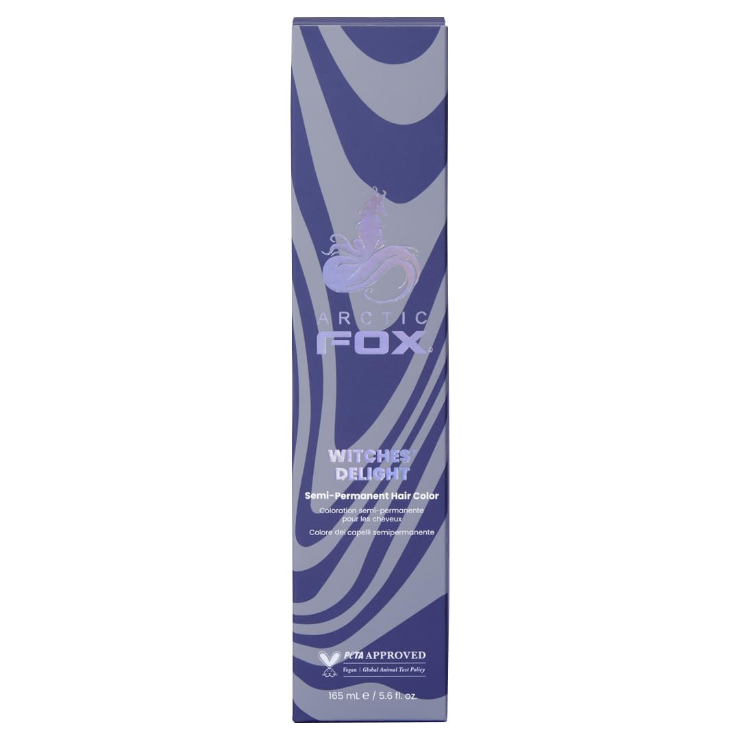ARCTIC FOX Witches' Delight Purple Hair Dye front view 5.6 fl oz