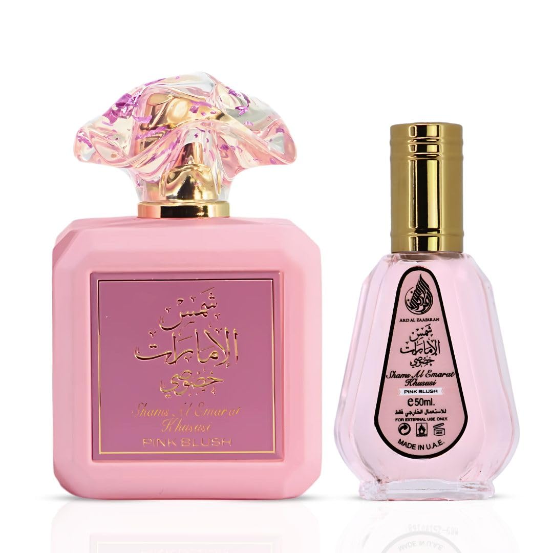 Ard Al Zaafaran Pink Blush Shams Al Emarat 100ml bottle front view