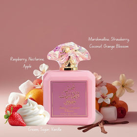 Ard Al Zaafaran Pink Blush Shams Al Emarat 100ml bottle side view