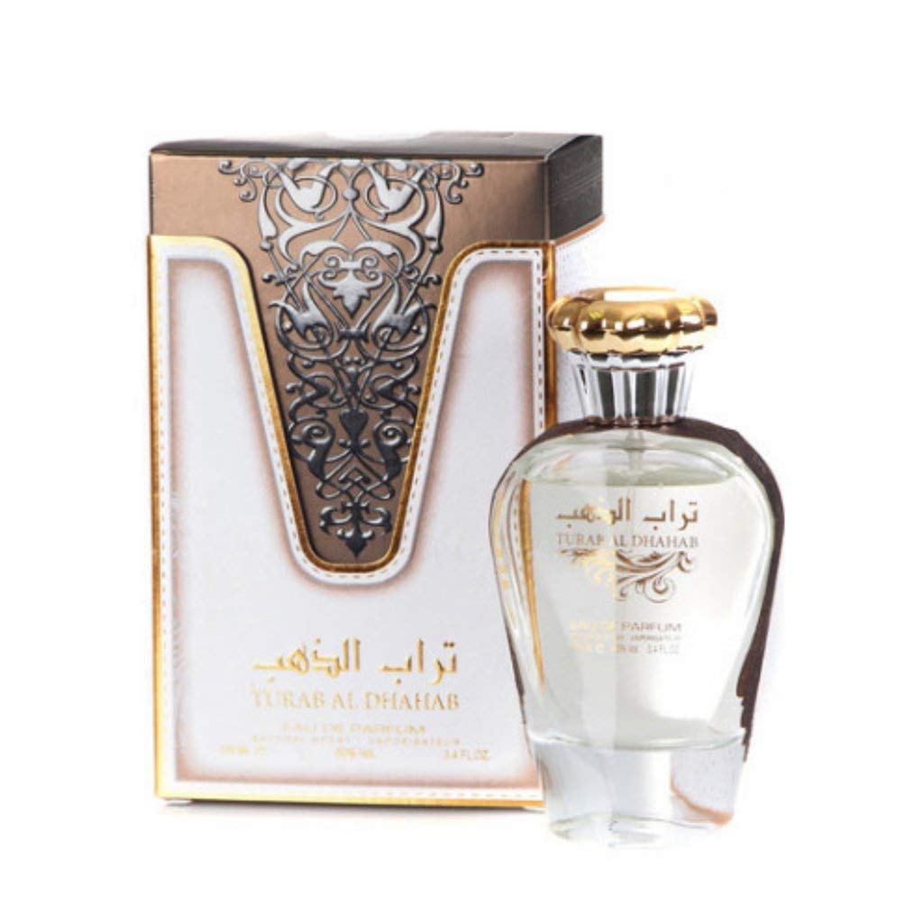 Ard Al Zaafaran Turab Al Dhahab 100ML front view with elegant packaging