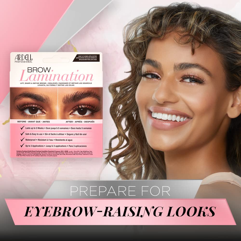Ardell Brow Lamination Kit application instructions