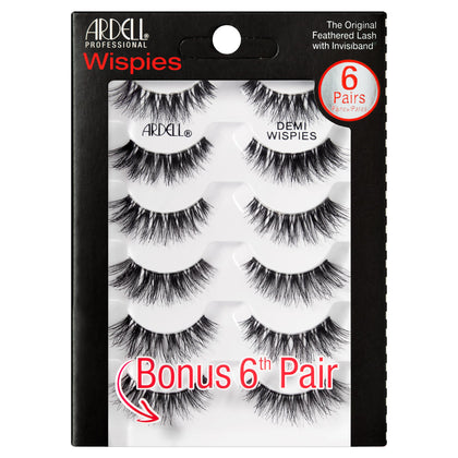 Ardell Demi Wispies Lashes 6 pairs front view