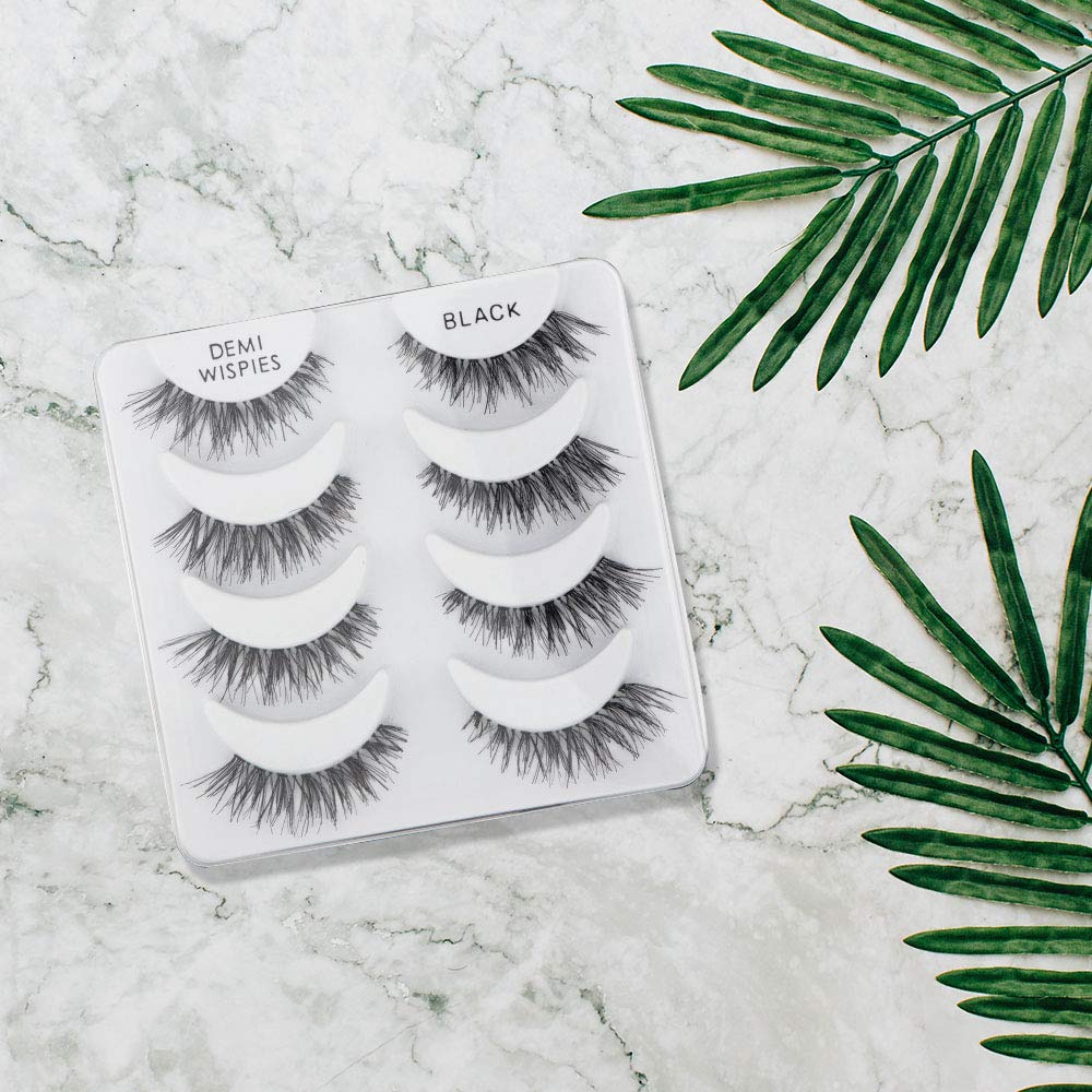 Ardell Demi Wispies lashes in a beauty kit