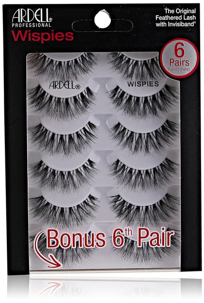 Ardell False Eyelashes Wispies Black pack front view