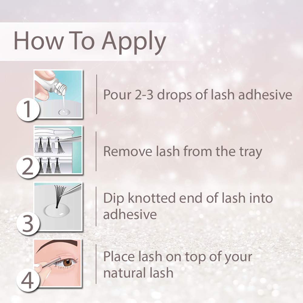 Ardell LashTite Lash Adhesive Dark application scene