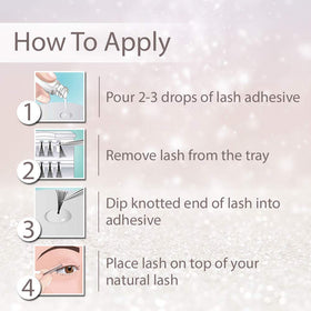 Ardell LashTite Lash Adhesive Dark application scene