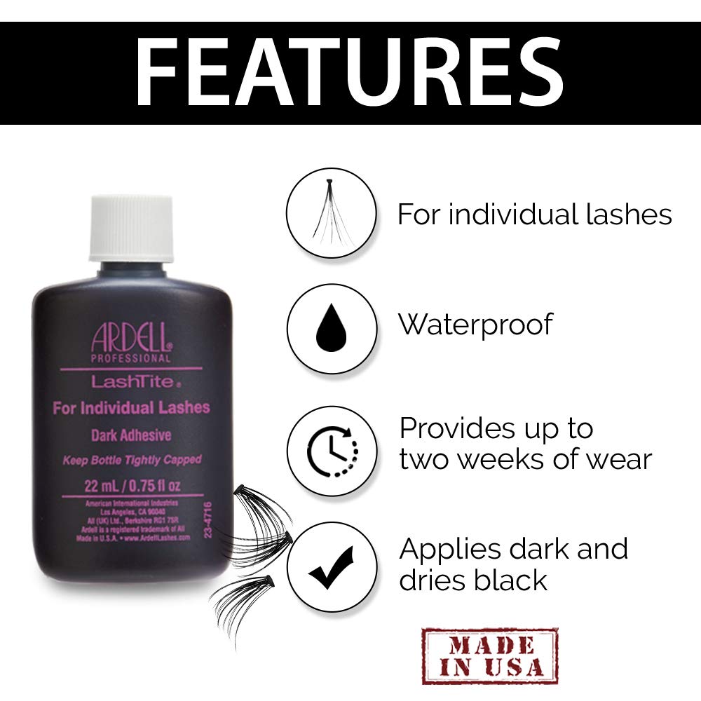Ardell LashTite Lash Adhesive Dark packaging with label