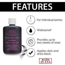 Ardell LashTite Lash Adhesive Dark packaging with label