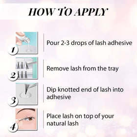 Ardell LashTite Lash Adhesive with individual lashes
