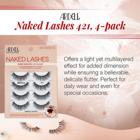 Ardell Naked Lashes 421 side view with lashes visible