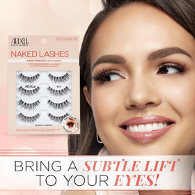 Ardell Naked Lashes 424 on model showcasing natural look