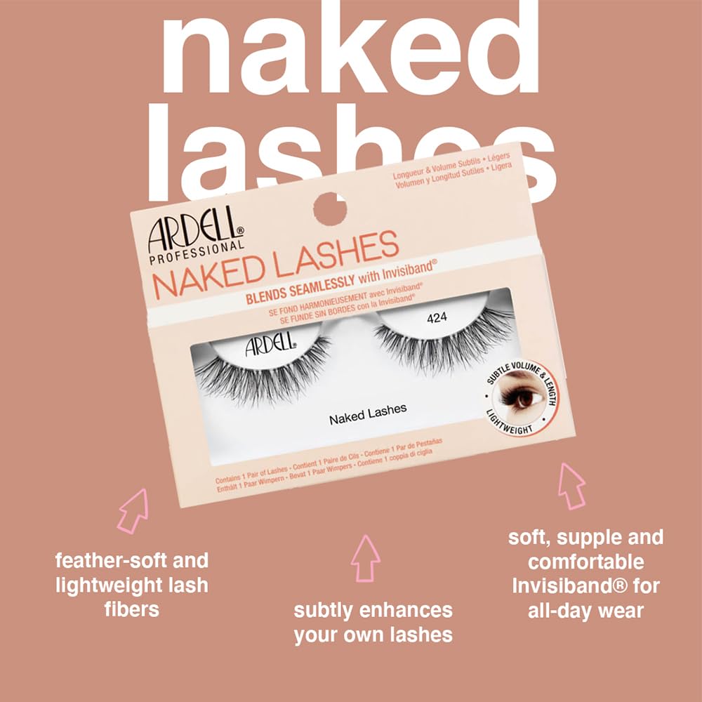 Ardell Naked Lashes 424 with applicator tool