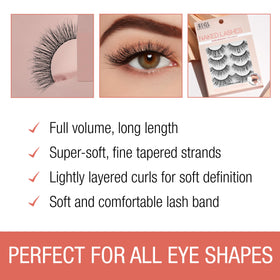 Ardell Naked Lashes 427 lashes on model