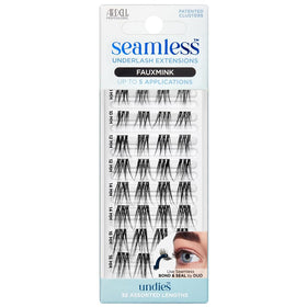 Ardell Underlash Extensions Refill pack front view with assorted lengths
