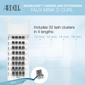Ardell Underlash Lash Extensions Kit showing application technique