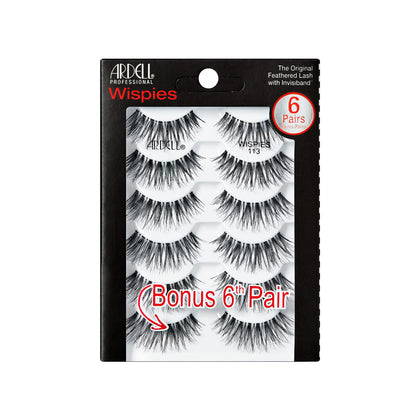 Ardell Wispies 113 False Eyelashes front view in packaging