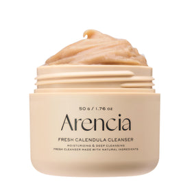 ARENCIA Calendula Rice Mochi Cleanser front view with packaging