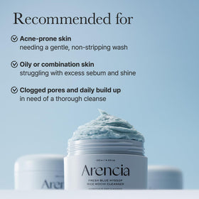 ARENCIA Hyssop Deep-Cleansing Face Scrub 1.76oz back view