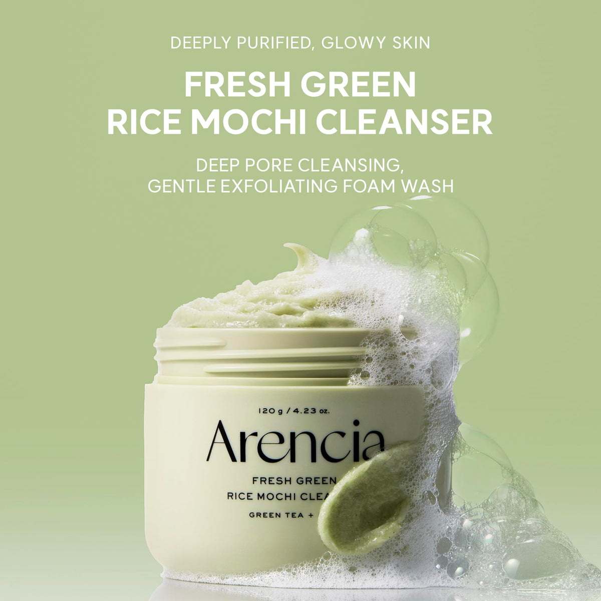 ARENCIA Korean Rice Mochi Face Cleanser packaging
