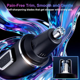 AREYZIN Nose Hair Trimmer with USB Type-C charging cable