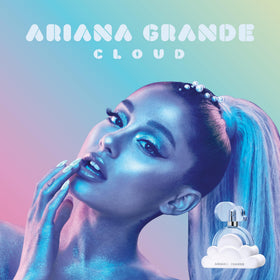 Ariana Grande Cloud Body Mist 8 Fl Oz bottle side view on a white background