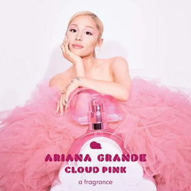 Ariana Grande Cloud Pink Eau de Parfum bottle close-up
