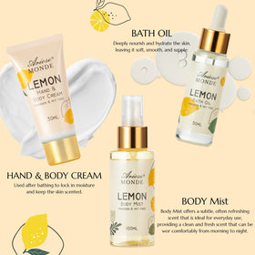 ArioseMonde body cream with lemon scent