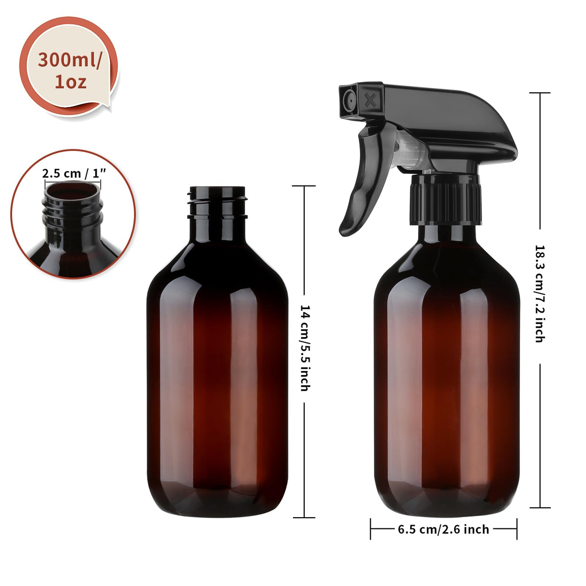 Arkeiliy spray bottle showing ultra-fine mist feature