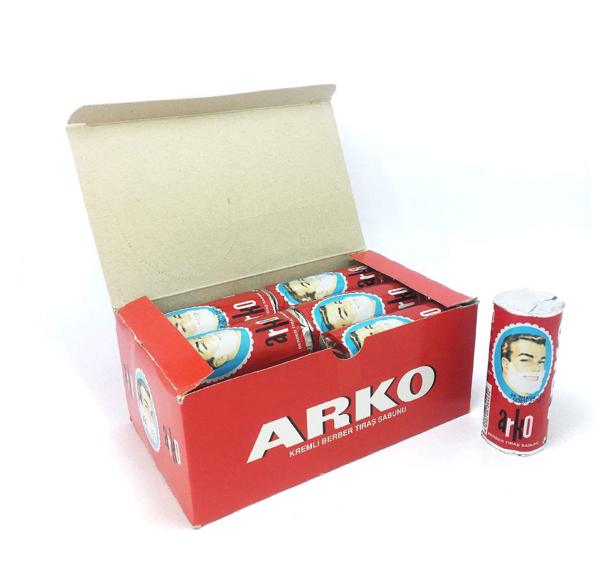 Arko Men Shaving Soap Stick close-up of soap stick