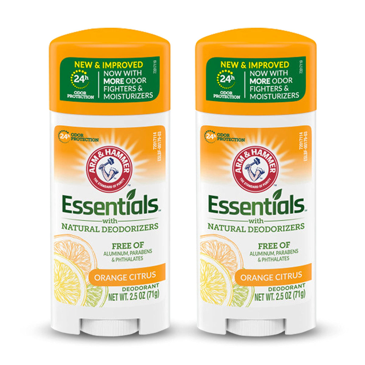 Arm & Hammer Essentials Deodorant Orange Citrus front view