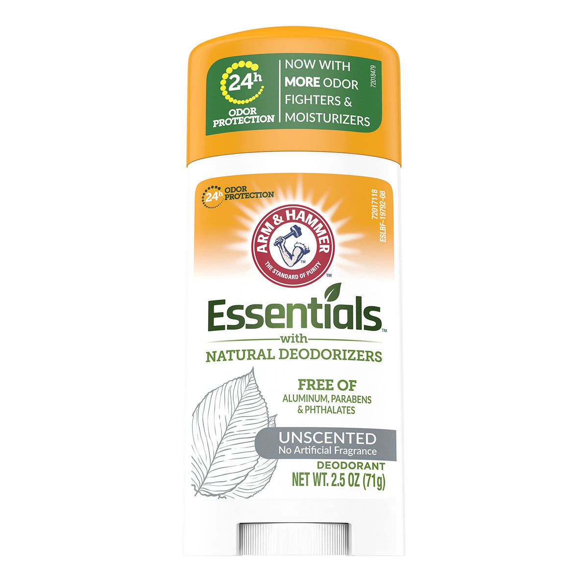 Arm & Hammer Essentials Natural Deodorant stick close-up