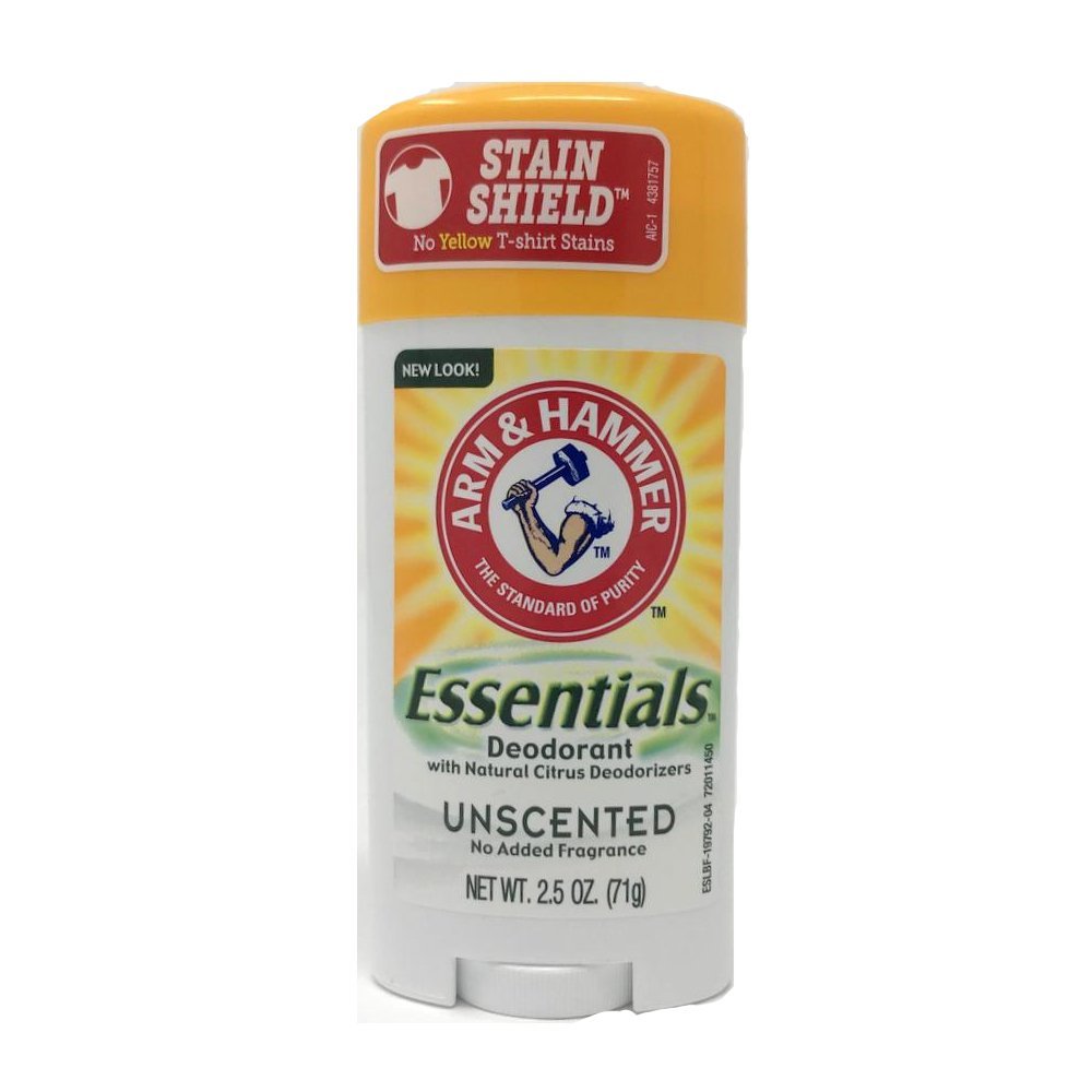 Arm & Hammer Natural Deodorant Unscented 2.5 oz front view