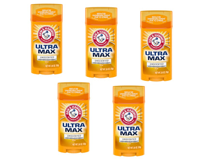 Arm & Hammer Ultramax Anti-Perspirant Deodorant front view, unscented, 2.60 oz