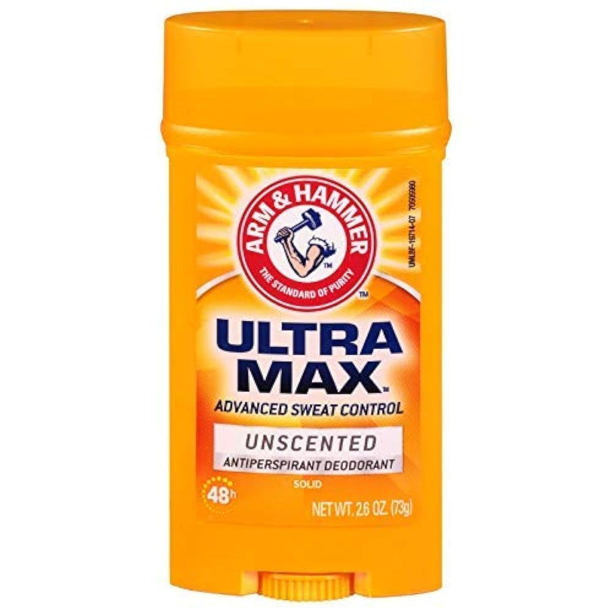 Arm & Hammer Ultramax Anti-Perspirant Deodorant Unscented 2.60 oz pack