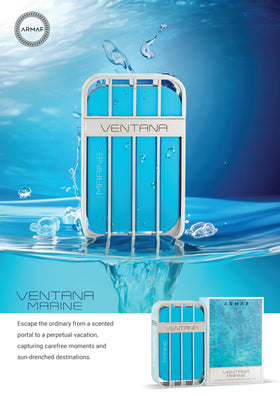 Armaf Ventana Marine Eau de Parfum lifestyle scene