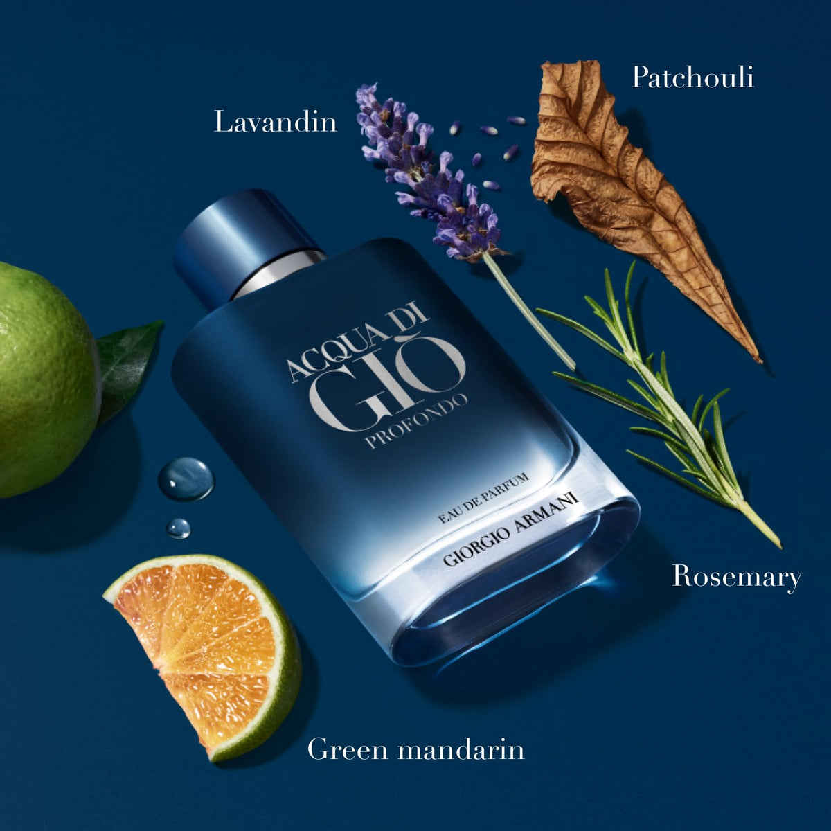 Armani Acqua di Giò Profondo Eau de Parfum bottle side view