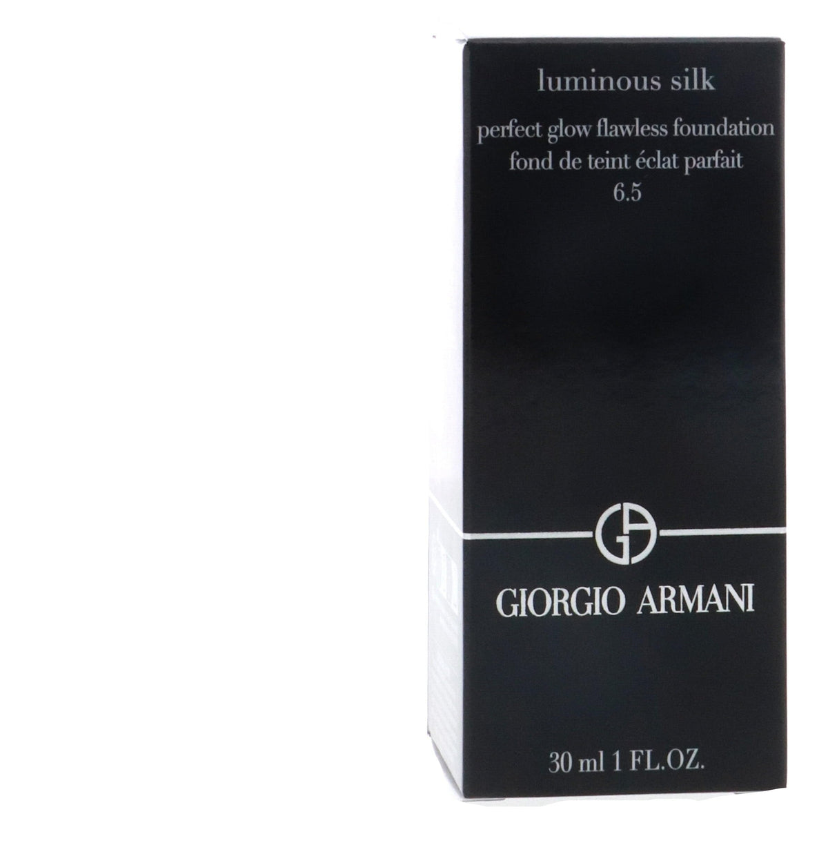Armani Beauty Luminous Silk Foundation #6.5 Tawny on a vanity