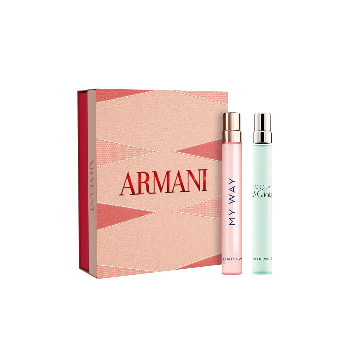 Armani Beauty My Way & Acqua di Gioia Women's Perfume Set front view