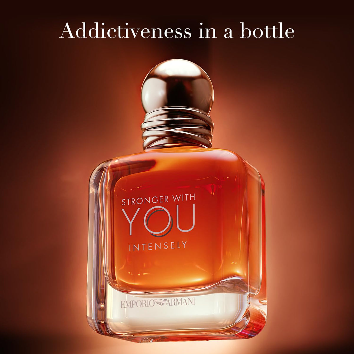 Armani Beauty Stronger With You Intensely cologne packaging