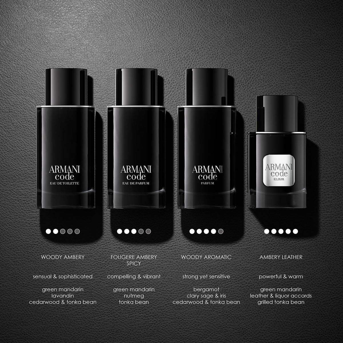Armani Code Eau de Toilette bottle side view