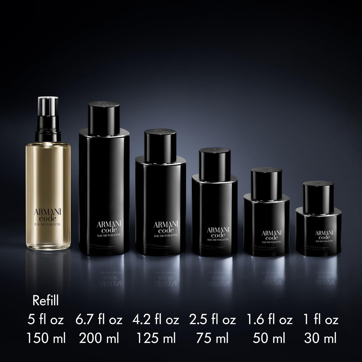 Armani Code Eau de Toilette on a wooden table