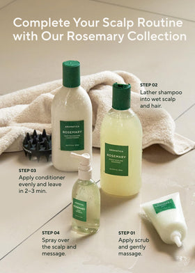 AROMATICA Rosemary Water Spray in lifestyle setting