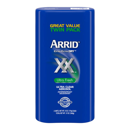 Arrid Ultra Clear Antiperspirant Deodorant front view 6 Oz