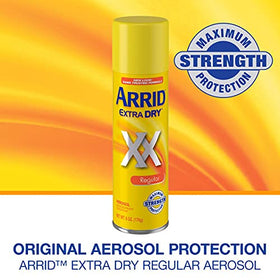 Arrid XX Extra Dry Antiperspirant Deodorant packaging details