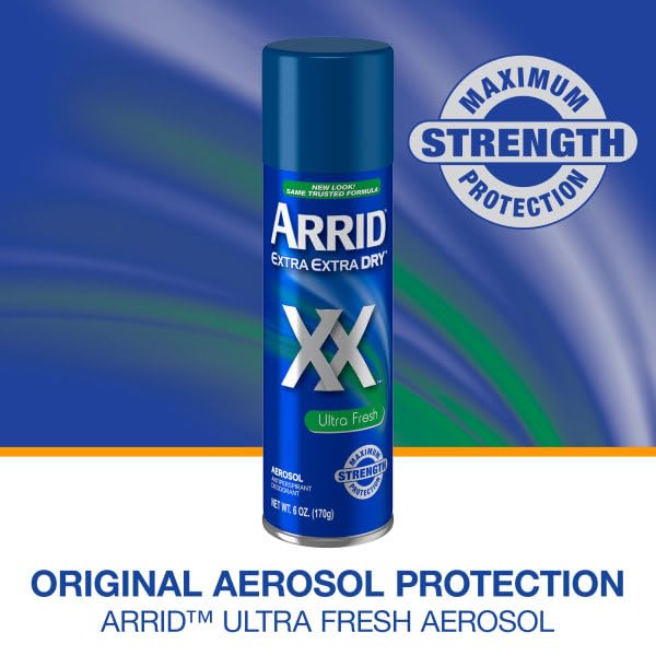 Arrid XX Extra Extra Dry Antiperspirant Deodorant 6 oz aerosol spray nozzle